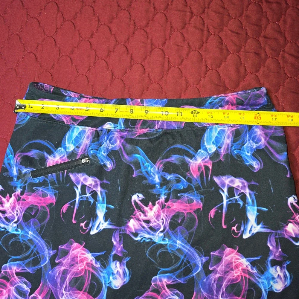 Ladies Women Water Aqua Athletic‎ Skort Large Ryandrew pockets Blue Pink Purple